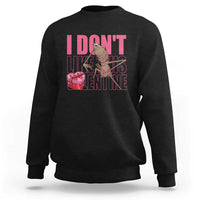 Marcus The Worm Funny Valentine Meme Sweatshirt I Don't Like This Valentine