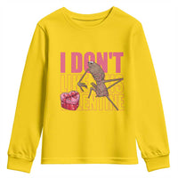 Marcus The Worm Funny Valentine Meme Youth Sweatshirt I Don't Like This Valentine