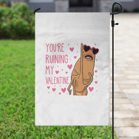 Marcus The Worm Meme Garden Flag Funny Anti Valentines Day - Wonder Print Shop