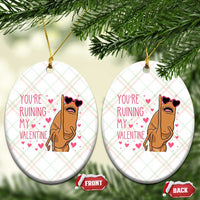 Marcus The Worm Meme Ceramic Ornament Funny Anti Valentines Day - Wonder Print Shop