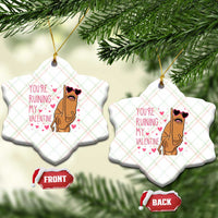 Marcus The Worm Meme Ceramic Ornament Funny Anti Valentines Day - Wonder Print Shop