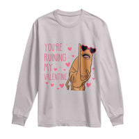 Marcus The Worm Meme Long Sleeve Shirt Funny Anti Valentines Day - Wonder Print Shop
