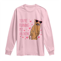 Marcus The Worm Meme Long Sleeve Shirt Funny Anti Valentines Day - Wonder Print Shop