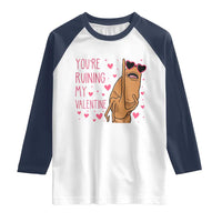 Marcus The Worm Meme Raglan Shirt Funny Anti Valentines Day - Wonder Print Shop
