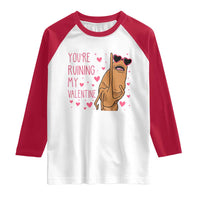 Marcus The Worm Meme Raglan Shirt Funny Anti Valentines Day - Wonder Print Shop
