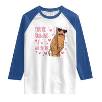 Marcus The Worm Meme Raglan Shirt Funny Anti Valentines Day - Wonder Print Shop
