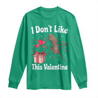 Marcus The Worm Meme Long Sleeve Shirt Funny Anti Valentines Day Sarcastic - Wonder Print Shop