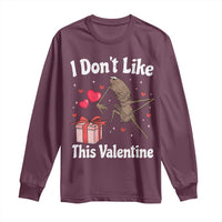 Marcus The Worm Meme Long Sleeve Shirt Funny Anti Valentines Day Sarcastic - Wonder Print Shop