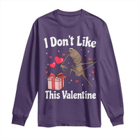 Marcus The Worm Meme Long Sleeve Shirt Funny Anti Valentines Day Sarcastic - Wonder Print Shop