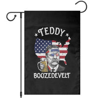 Teddy Boozedevelt Theodore Roosevelt Garden Flag 4th Of July American Flag