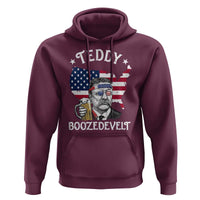 Teddy Boozedevelt Theodore Roosevelt Hoodie 4th Of July American Flag