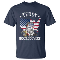 Teddy Boozedevelt Theodore Roosevelt T Shirt 4th Of July American Flag