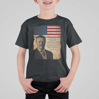 Theodore Roosevelt Quote T Shirt For Kid American President History