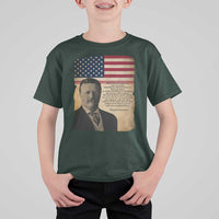 Theodore Roosevelt Quote T Shirt For Kid American President History
