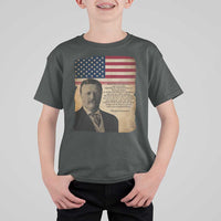 Theodore Roosevelt Quote T Shirt For Kid American President History