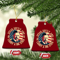 Theodore Roosevelt Quote American President Ceramic Ornament Speak Softly and Carry a Big Stick