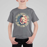 Theodore Roosevelt Quote American President T Shirt For Kid Speak Softly and Carry a Big Stick
