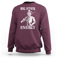 Funny Teddy Roosevelt Sweatshirt Big Stick Energy President