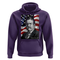 Theodore Roosevelt Patriotic American Flag President Hoodie