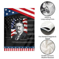 Theodore Roosevelt Patriotic American Flag President Garden Flag