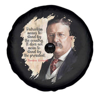 Theodore Roosevelt Quote Spare Tire Cover American History Presidents Day
