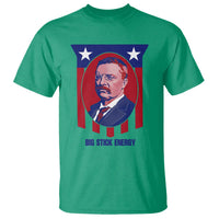 Theodore Roosevelt Patriotic American Flag T Shirt Big Stick Energy President