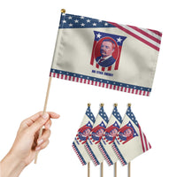 Theodore Roosevelt American Flag Patriotic Handheld Flag Big Stick Energy President