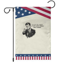 John F. Kennedy President Quote Garden Flag If Not Us Who If Not Now When
