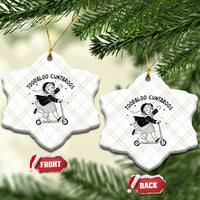 Toodaloo Cuntaroos Ceramic Ornament Funny Roller Girl Sarcastic
