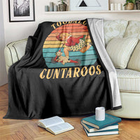 Toodaloo Cuntaroos Throw Blanket Funny Sarcastic Goodbye Humor