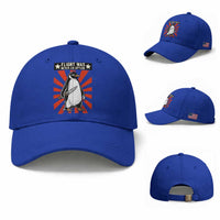 Flight was Never an Option Baseball Cap Funny Penguin Knife Sarcastic