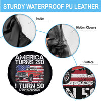 America Turns 250 I Turn 50 1976 50th Birthday Spare Tire Cover Vintage Classic Original American Old Pickup Truck