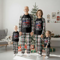 America Turns 250 I Turn 50 1976 50th Birthday Plaid Pajama Set Vintage Classic Original American Old Pickup Truck