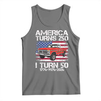 America Turns 250 I Turn 50 1976 50th Birthday Tank Top Vintage Classic Original American Old Pickup Truck