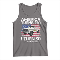 America Turns 250 I Turn 50 1976 50th Birthday Tank Top Vintage Classic Original American Old Pickup Truck
