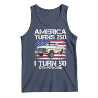 America Turns 250 I Turn 50 1976 50th Birthday Tank Top Vintage Classic Original American Old Pickup Truck