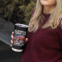 America Turns 250 I Turn 50 1976 50th Birthday Tumbler Cup Vintage Classic Original American Old Pickup Truck