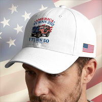 America Turns 250 I Turn 50 1976 50th Birthday Baseball Cap Compact Classic Off-road SUV