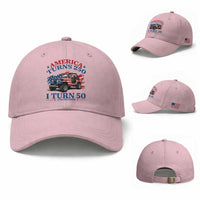 America Turns 250 I Turn 50 1976 50th Birthday Baseball Cap Compact Classic Off-road SUV