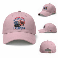 America Turns 250 I Turn 50 1976 50th Birthday Baseball Cap Compact Classic Off-road SUV