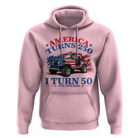 America Turns 250 I Turn 50 1976 50th Birthday Hoodie Compact Classic Off-road SUV