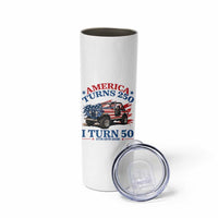 America Turns 250 I Turn 50 1976 50th Birthday Skinny Tumbler Compact Classic Off-road SUV