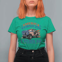 America Turns 250 I Turn 50 1976 50th Birthday T Shirt For Women Compact Classic Off-road SUV