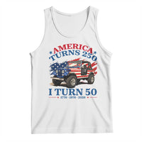 America Turns 250 I Turn 50 1976 50th Birthday Tank Top Compact Classic Off-road SUV
