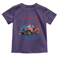 America Turns 250 I Turn 50 1976 50th Birthday Toddler T Shirt Compact Classic Off-road SUV
