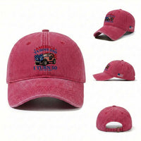 America Turns 250 I Turn 50 1976 50th Birthday Washed Cotton Baseball Cap Compact Classic Off-road SUV