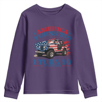 America Turns 250 I Turn 50 1976 50th Birthday Youth Sweatshirt Compact Classic Off-road SUV