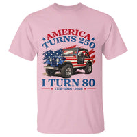 America Turns 250 I Turn 80 1946 80th Birthday T Shirt Compact Classic Off-road SUV