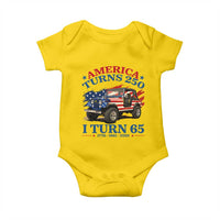 America Turns 250 I Turn 65 1961 65th Birthday Baby Onesie Compact Classic Off-road SUV