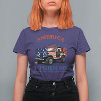 America Turns 250 I Turn 60 1966 60th Birthday T Shirt For Women Compact Classic Off-road SUV